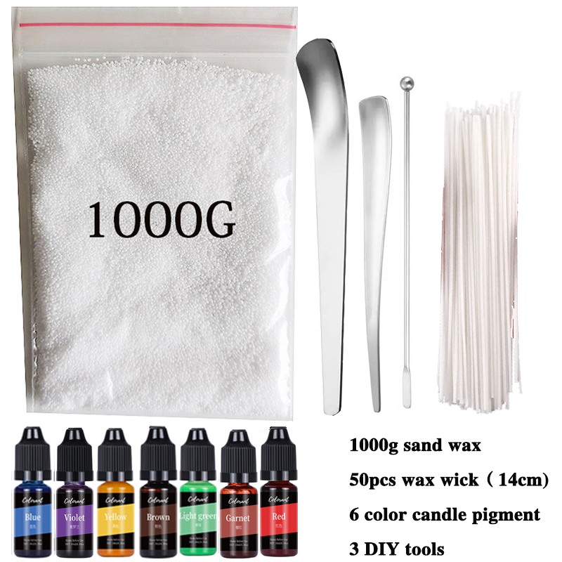 Candle Making Instructions - 가연성 모래 수제 양초 왁스 DIY