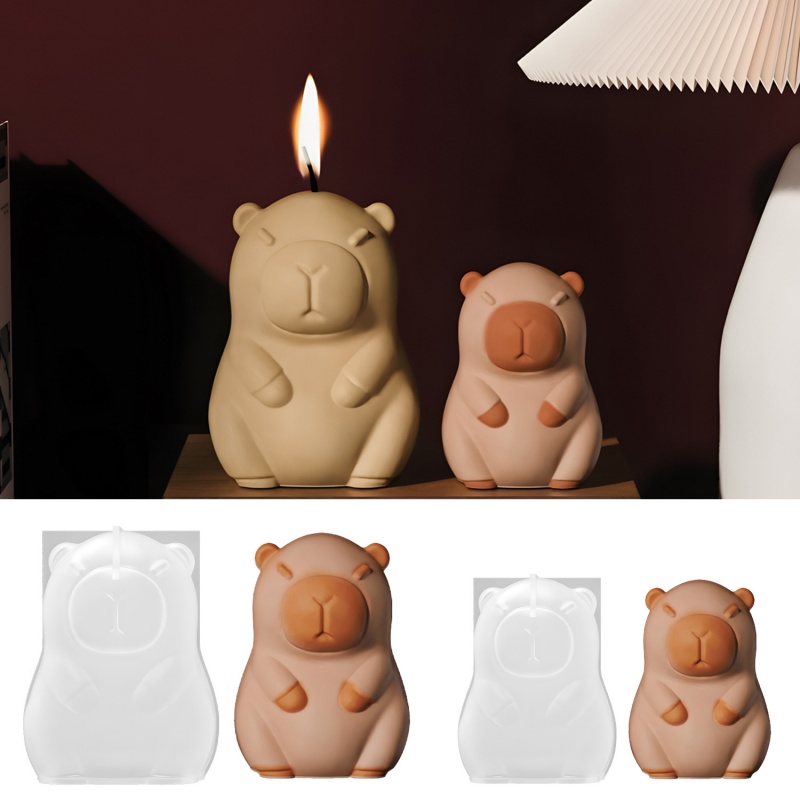 Candle Making Classes - Capybara 푸딩 베이킹 실리콘 금형 DIY