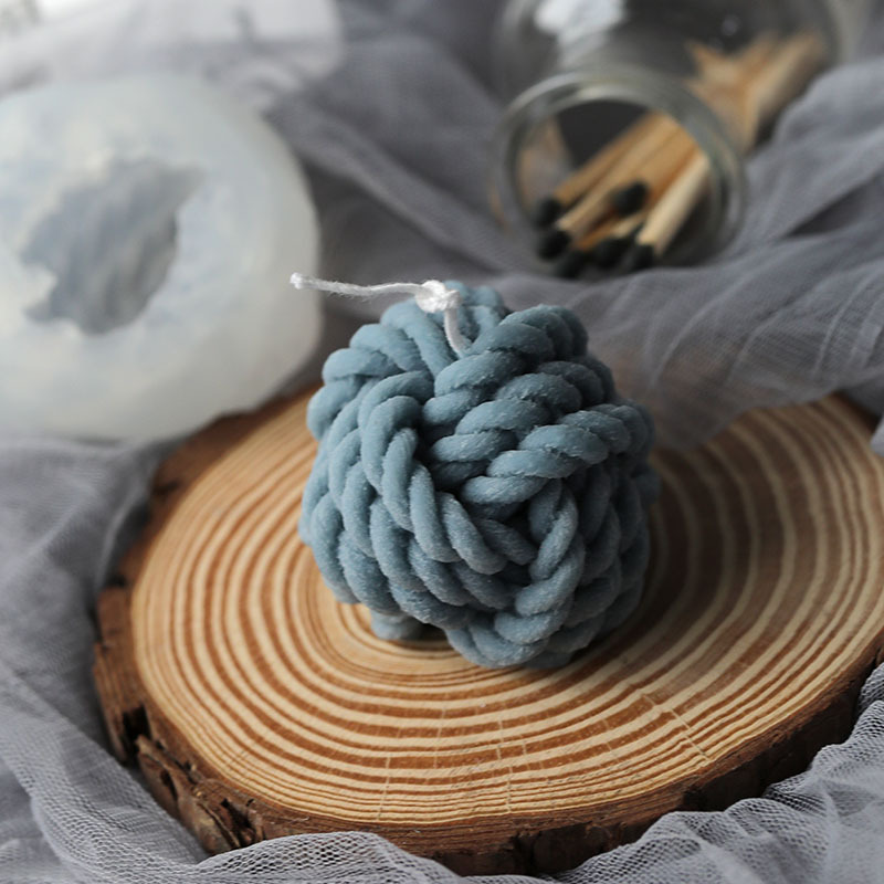 Candle Making Jelly - 3D 양모 모양 양초 금형 향기로운