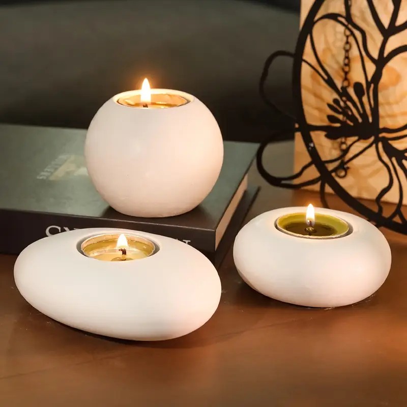 Candle Making Classes - 티라이트 캔들 홀더 수지 실리콘 몰드,