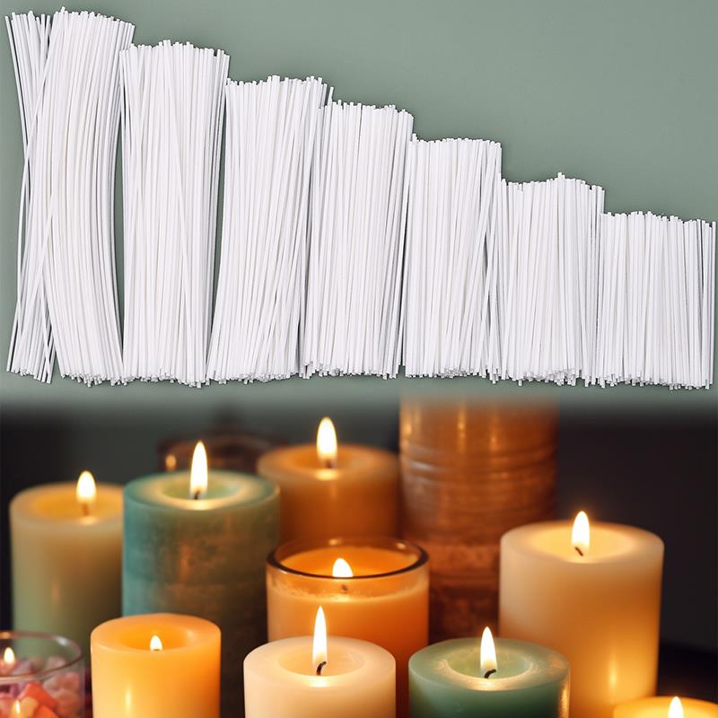 Candle Making Instructions - 왁스 코튼 캔들 심지 세트, 무연