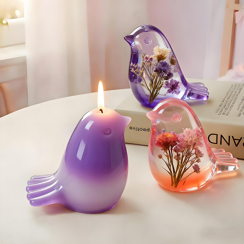 Candle Making Fat - 작은 뚱뚱한 새 양초 실리콘 몰드