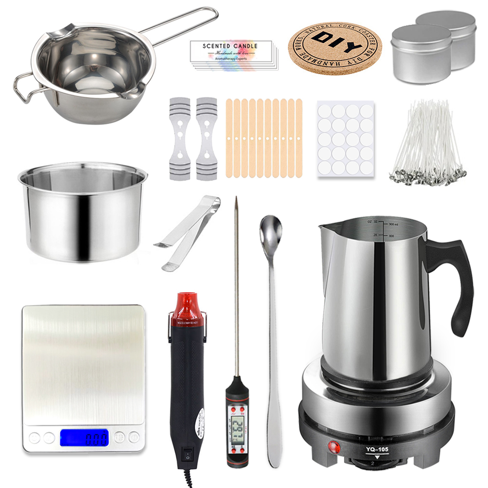 Candle Making Instructions - 1 세트 양초 만들기 키트 붓는