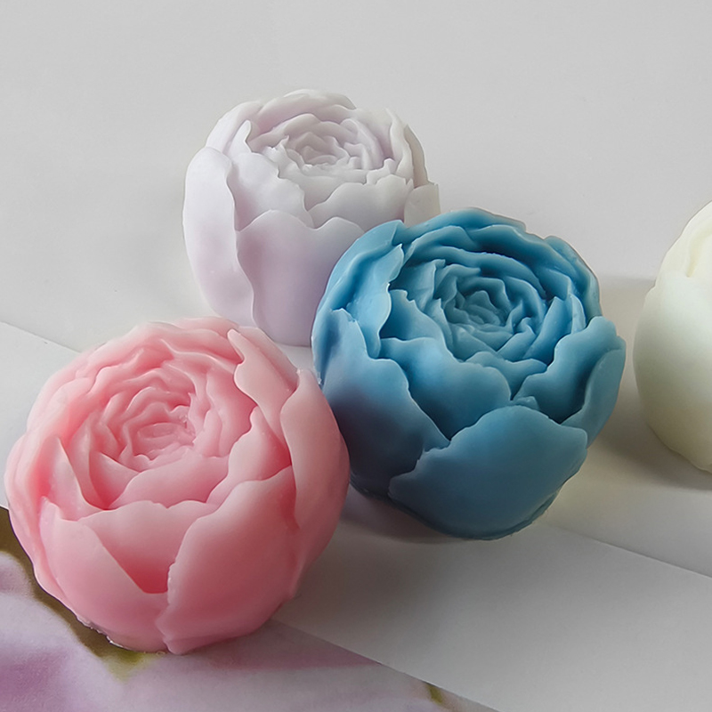 Candle Making Austin - 오스틴 꽃 실리콘 양초 금형 3D