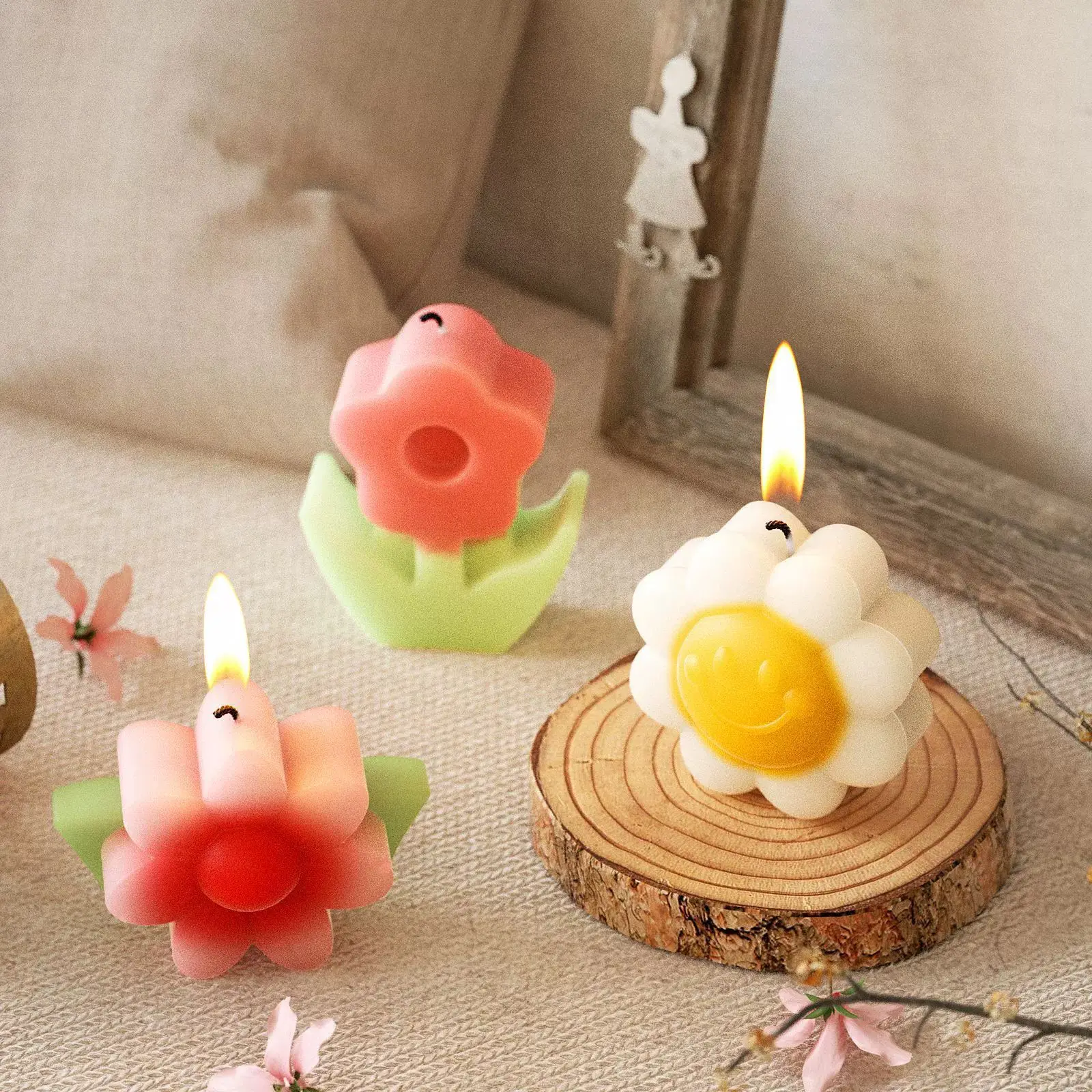 꽃 아로마테라피 양초 실리콘 몰드 양초 비누 몰드 DI - Candle Making Jelly 리뷰 및 가격