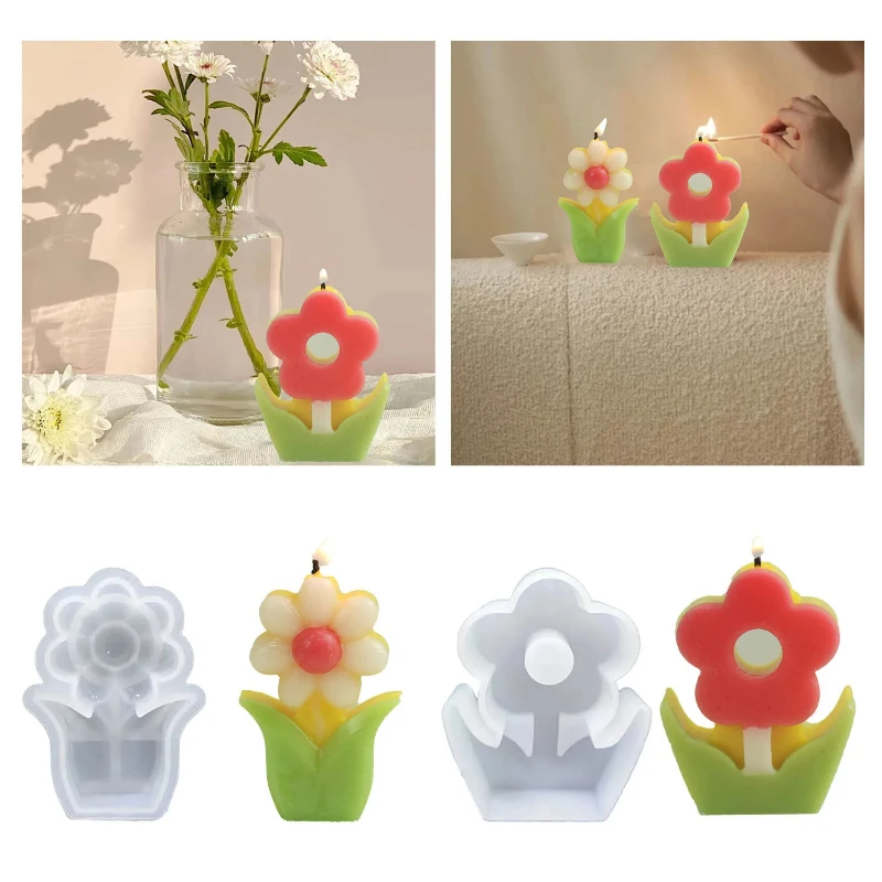 꽃 아로마테라피 양초 실리콘 몰드 양초 비누 몰드 DI - Candle Making Jelly 리뷰 및 가격