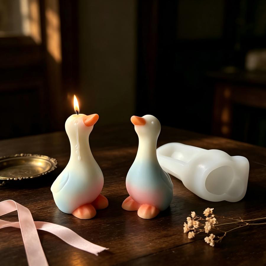 새로운 3D 오리 실리콘 몰드, DIY 수제 오리 모양 - Candle Making Jelly 리뷰 및 가격