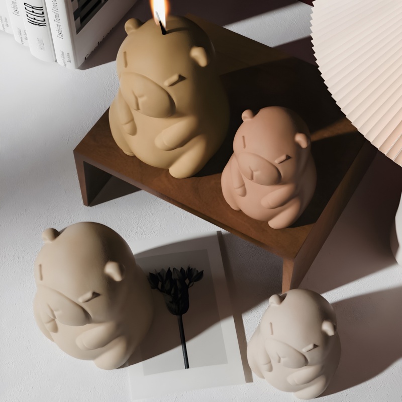 Capybara 푸딩 베이킹 실리콘 금형 DIY 동물  - Candle Making Classes 리뷰 및 가격