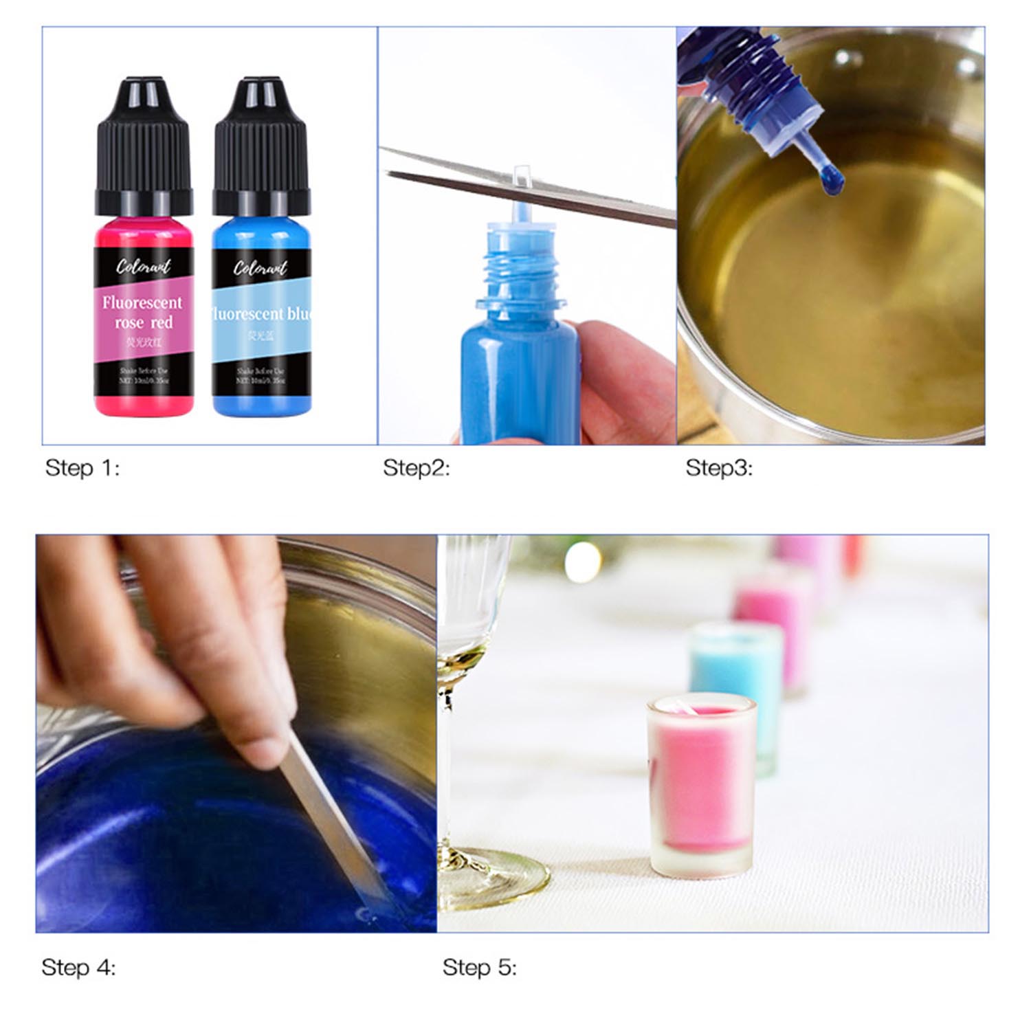 캔들 염료 키트 액체 착색 안료 세트, DIY 캔들 만 - Candle Making Instructions 리뷰 및 가격