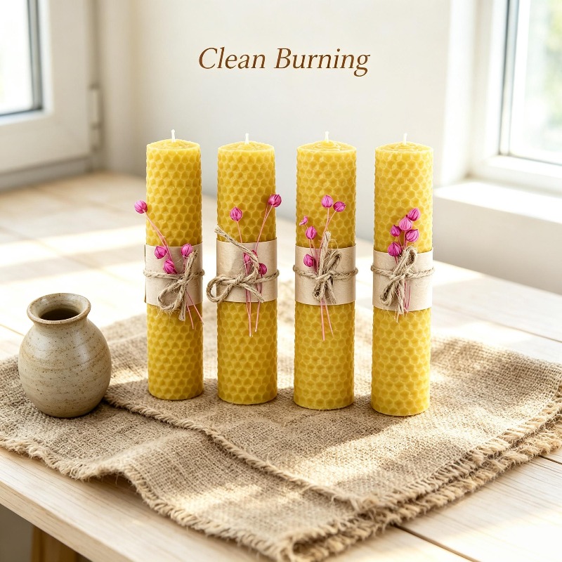 수제 롤드 비즈왁스 기둥 양초 4개, 5.9인치, 인조 - Candle Making Kit Beeswax 리뷰 및 가격