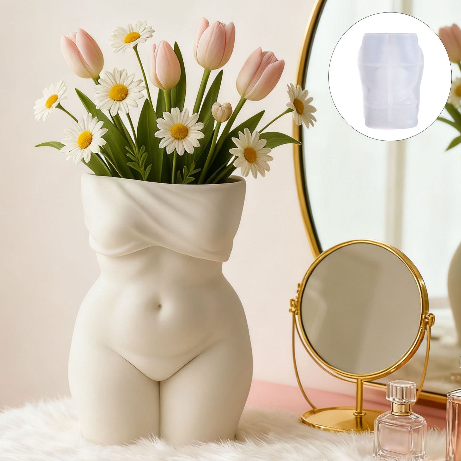 3D 통통한 여성 토르소 화병 실리콘 몰드, 플러스 사 - Candle Making Fat 리뷰 및 가격