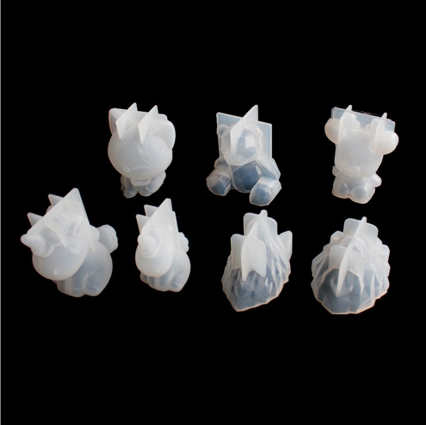 투명 유니콘 실리콘 에폭시 수지 금형 기하학 곰 토끼  - Candle Making Classes 리뷰 및 가격