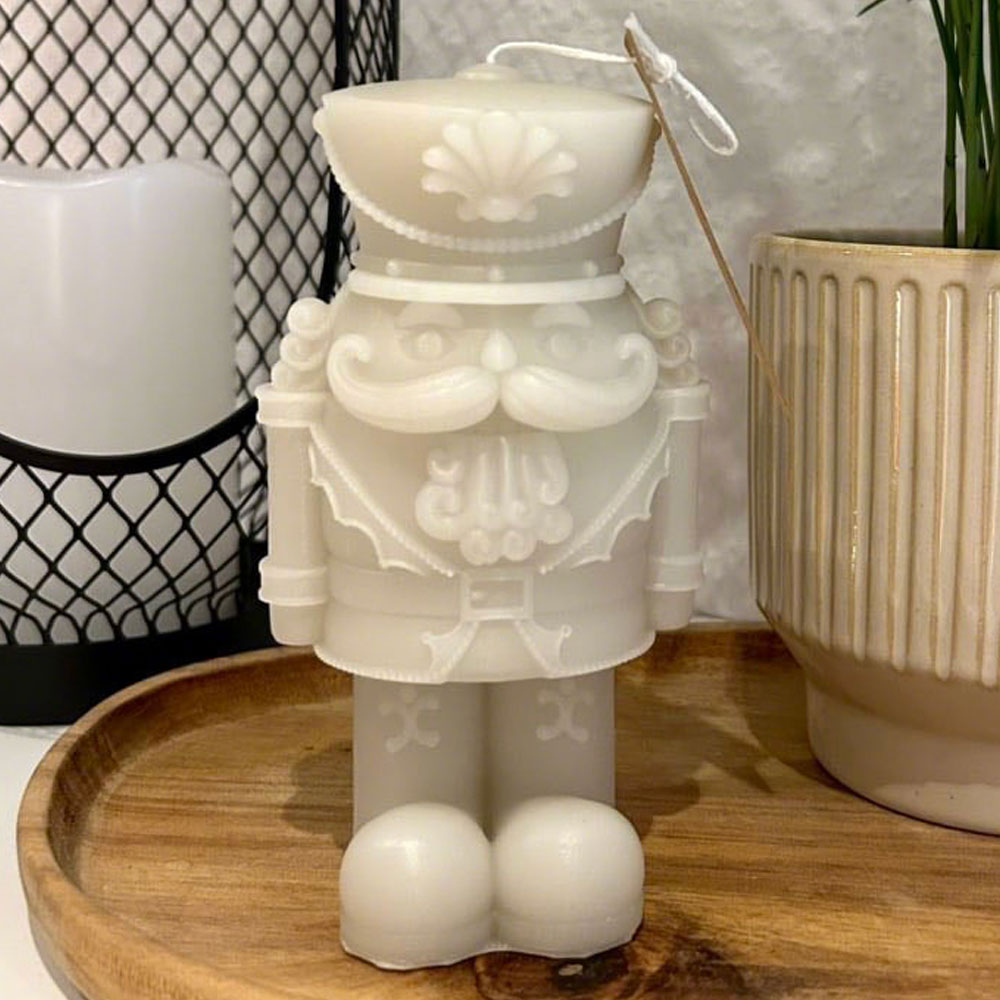 호두까기 인형 군인 실리콘 양초 몰드 3D 수염 남자  - Candle Making Fat 리뷰 및 가격
