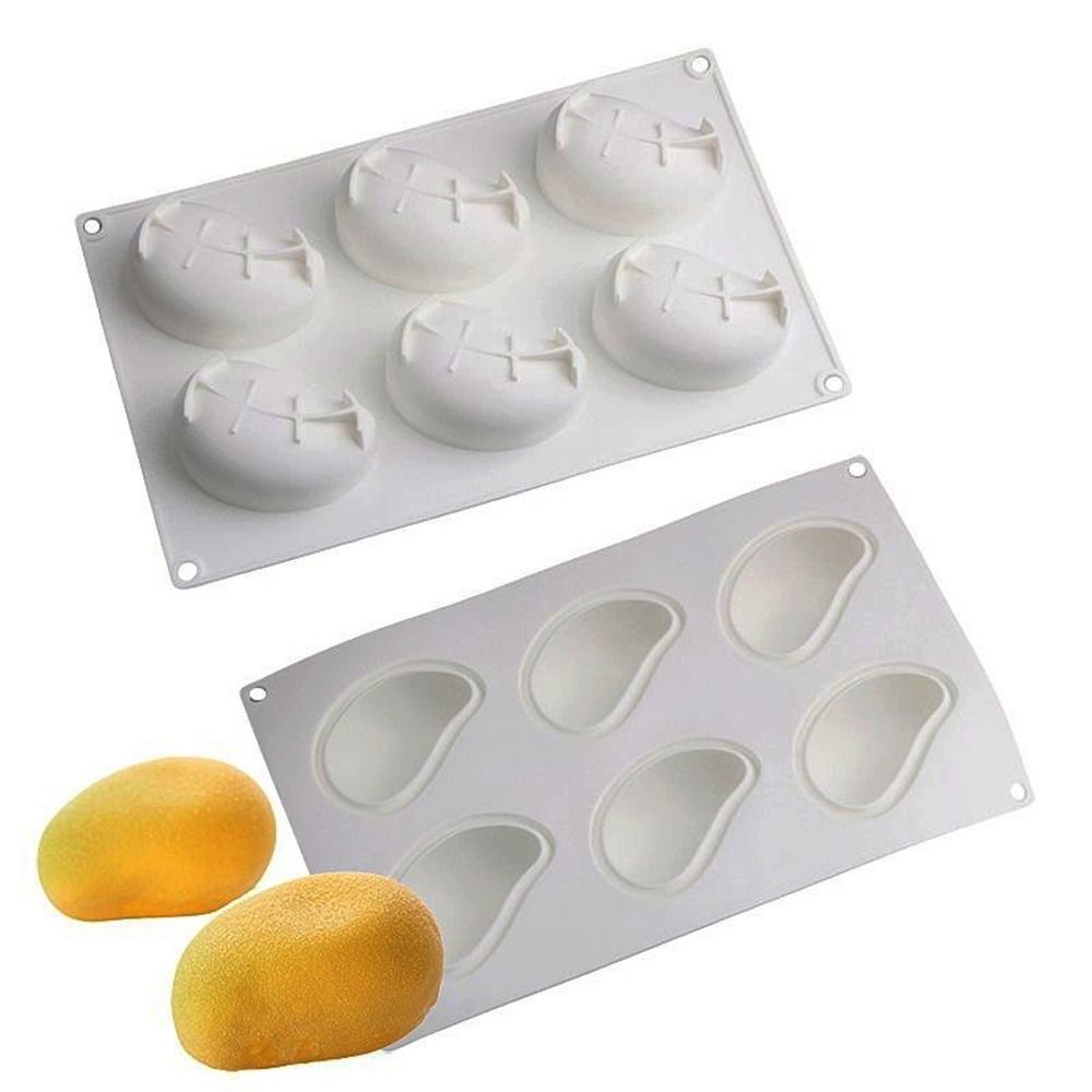 6구 망고 모양 케이크 몰드 무독성 논스틱 실리콘 케이 - Candle Making Classes 리뷰 및 가격