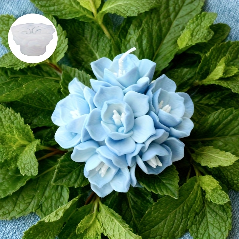 1개의 수국 양초 실리콘 몰드, 양초, 비누, 레진 공 - Candle Making Classes 리뷰 및 가격