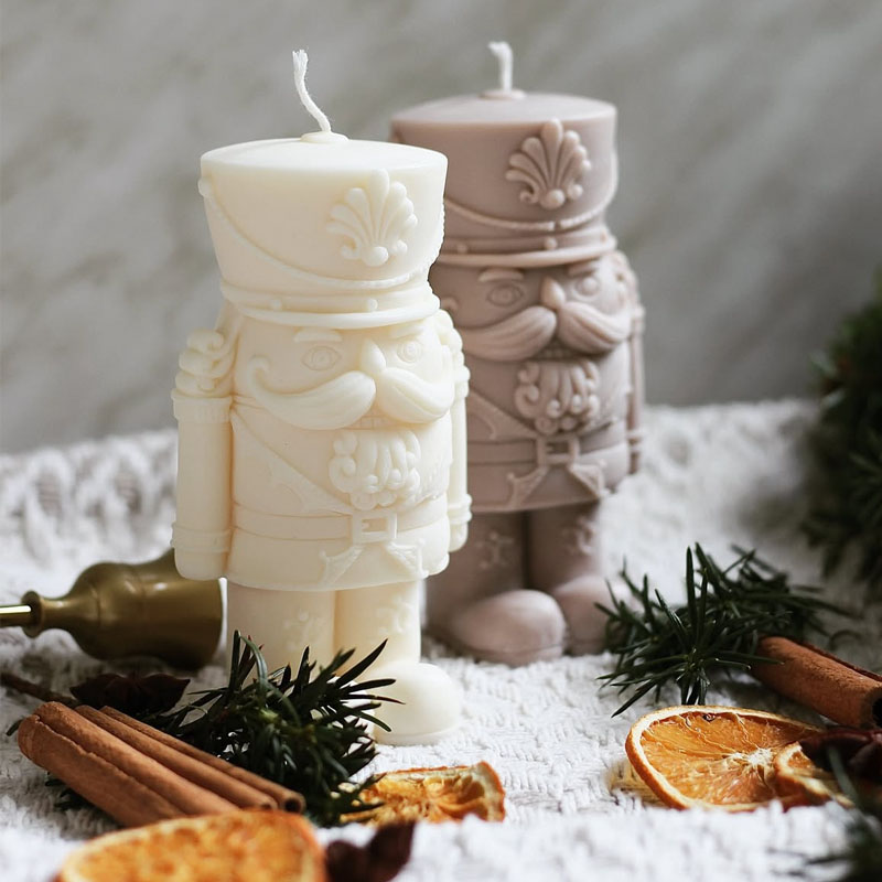 너트크래커 병사 양초 몰드 DIY 호두 병사 실리콘 몰 - Candle Making Fat 리뷰 및 가격