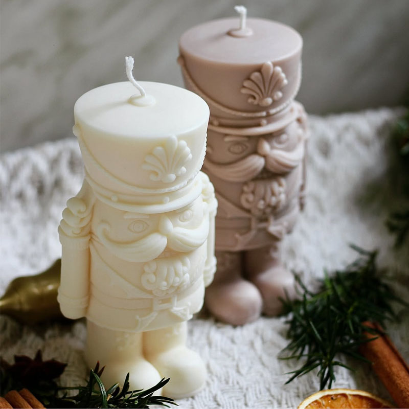 너트크래커 병사 양초 몰드 DIY 호두 병사 실리콘 몰 - Candle Making Fat 리뷰 및 가격