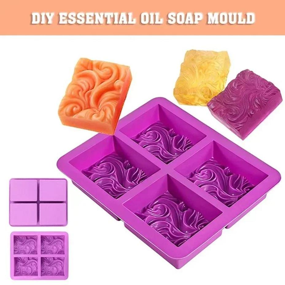 창의적인 1개 케이크 장식 베이킹 도구 4구 꽃 모양  - Candle Making Jelly 리뷰 및 가격