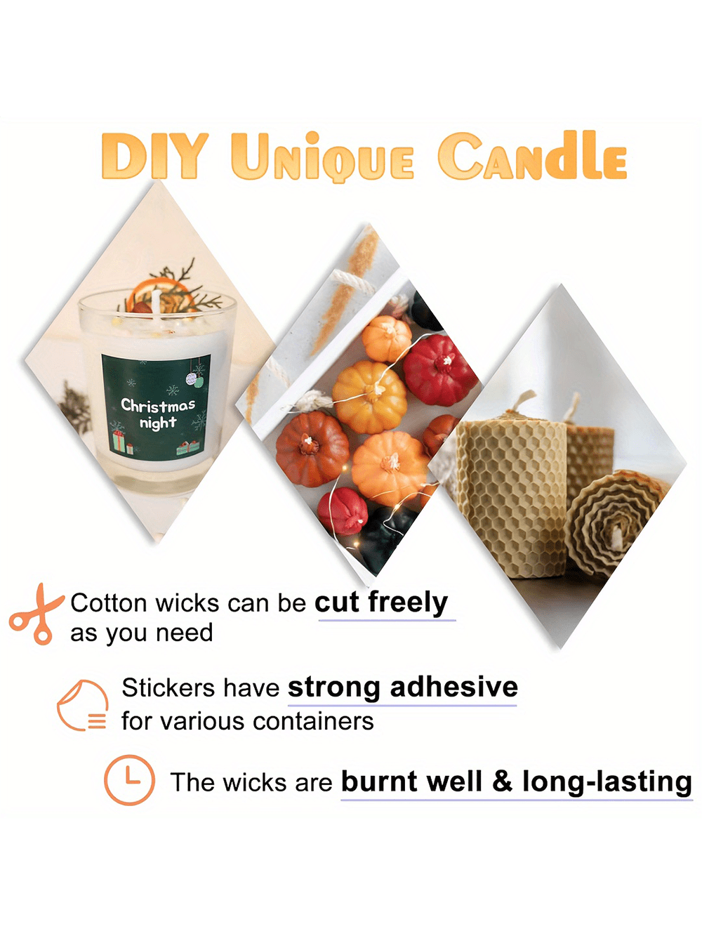 200피트 캔들 심지 - 100개의 금속 심지, 60개 - Candle Making Instructions 리뷰 및 가격