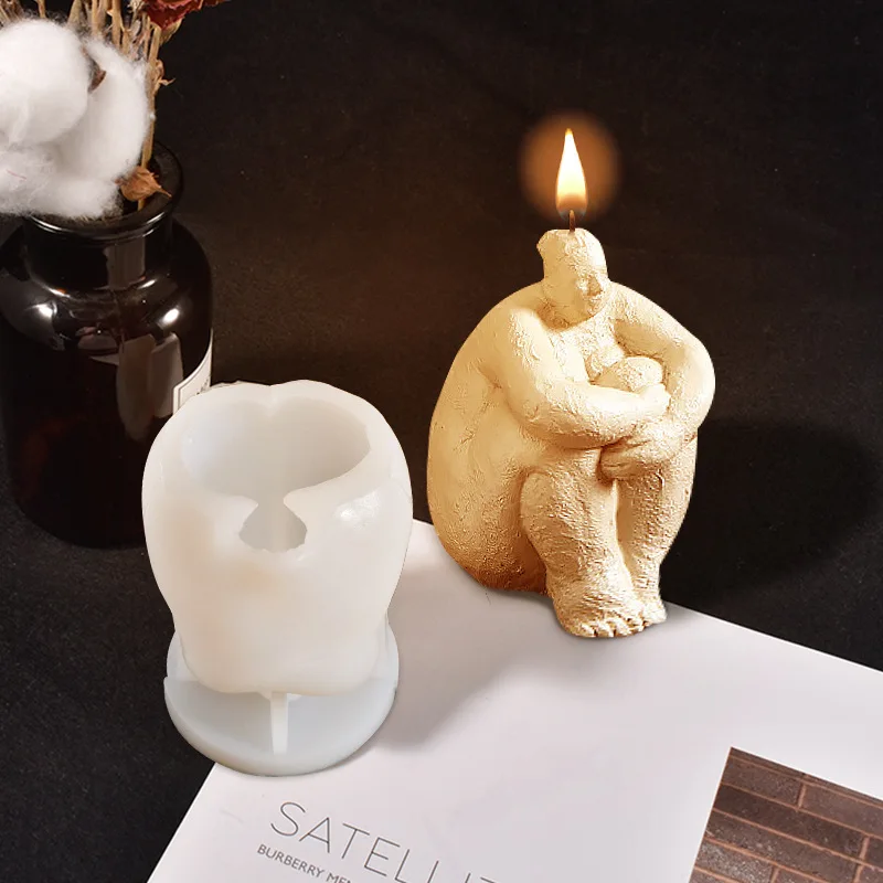 추상 바디 실리콘 캔들 몰드, 귀여운 뚱뚱한 여자 사상 - Candle Making Fat 리뷰 및 가격