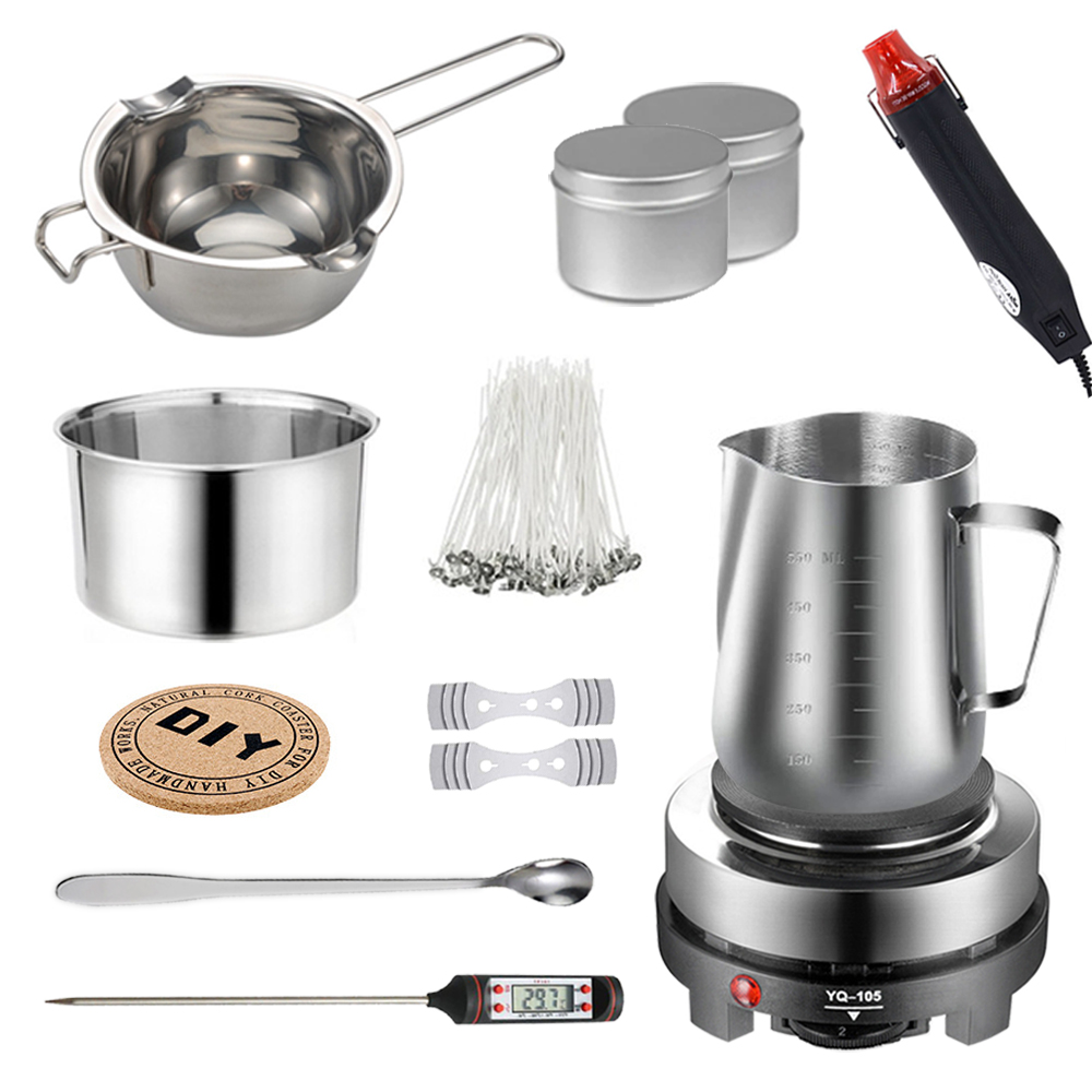 1 세트 양초 만들기 키트 붓는 냄비 양초 만들기 용품 - Candle Making Instructions 리뷰 및 가격